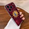 Эстетичный чехол для телефона с принтом Солнце и Луна для iPhone 17,16,15,14,13,12,11 Pro,Max,Plus,XR,Mini,E, прозрачный, с полным покрытием, мягкий