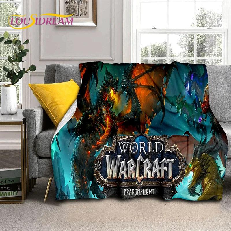 3D Игровое одеяло World of Warcraft WOW Король-лич DH, Мягкое плед для дома, спальни, кровати, дивана, пикника, путешествий, офиса, Покрытие для детей