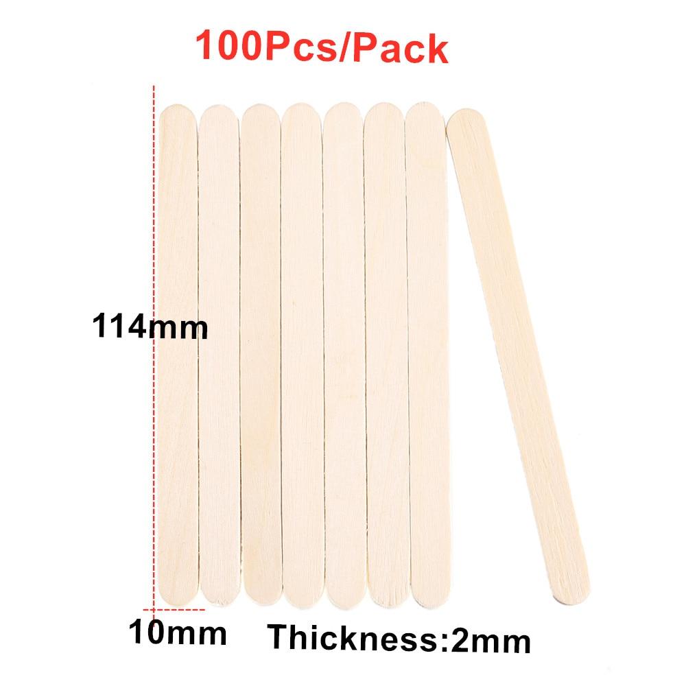 50-150Pcs Wooden Stirring Stick For Epoxy Resin Mold Popsicle Ice Cream Sticks Jewelry Making Handmade Craft Tools Supplies