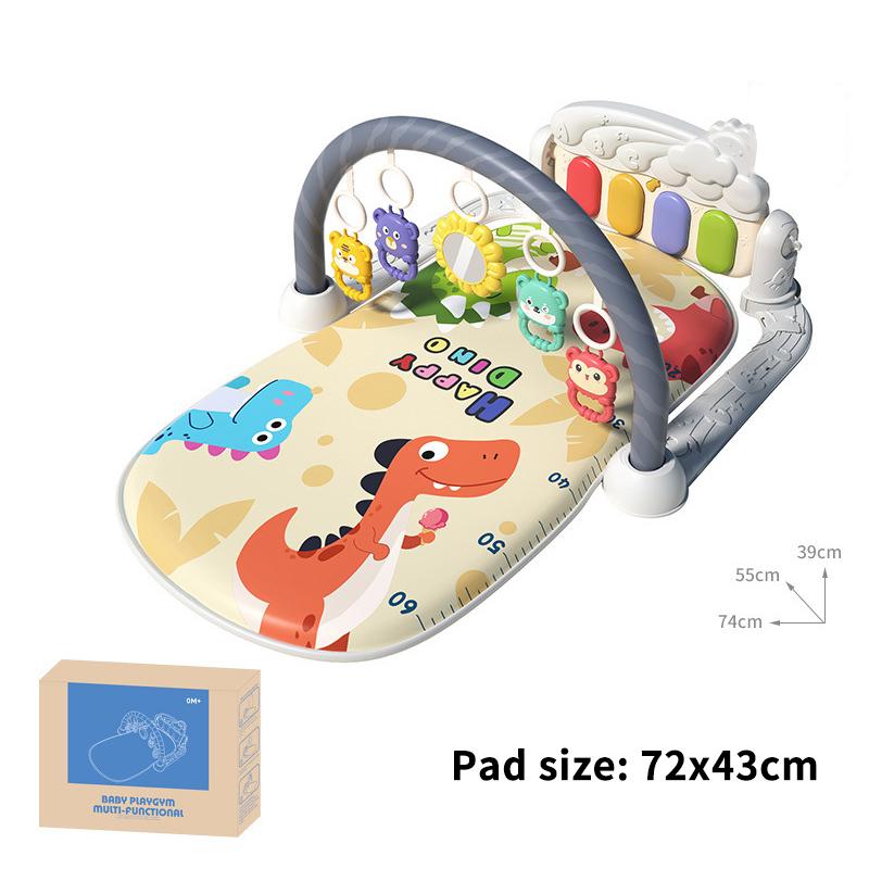 1 Set Music Pedal Piano Multifunctional Children Fitness Frame Take Exercise Infant Leg Stamina Gym Crawling Frame Baby Toy