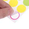 10 Sheets Polka Circle Office Classroom Party Decoration Toys Diary Decoration Marking Sticker 6-45Mm Colored Dot Stickers