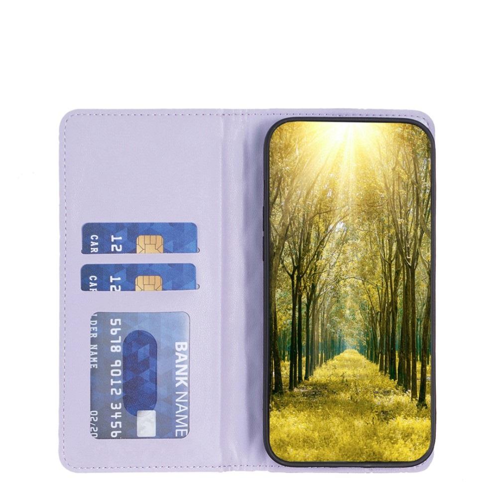 Flip Case for Xiaomi Redmi Note 13 5G, Wallet, BINFEN COLOR, Purple