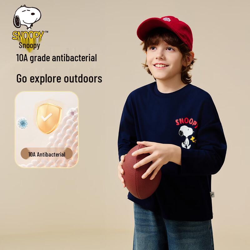 SNOOPY Boys' Long Sleeve T-Shirt