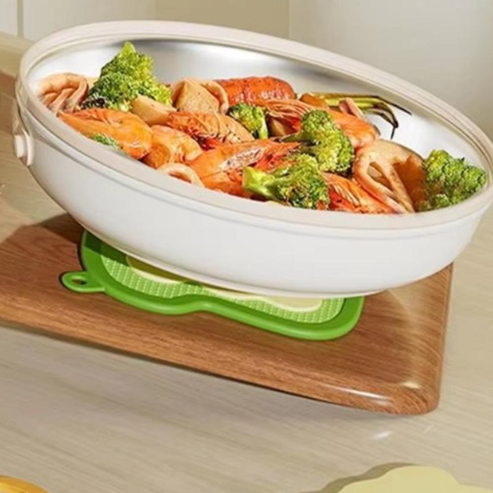 3 В 1 Подставка для чашки Съемная подставка для сковородок Подставка для посуды Силиконовые подставки для дома, кухни