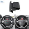 Perforated Leather Black-Line Hand Sewing Steering Wheel Cover For Ford Focus 2 2005 2006 2007 2008 2009 2010 2011