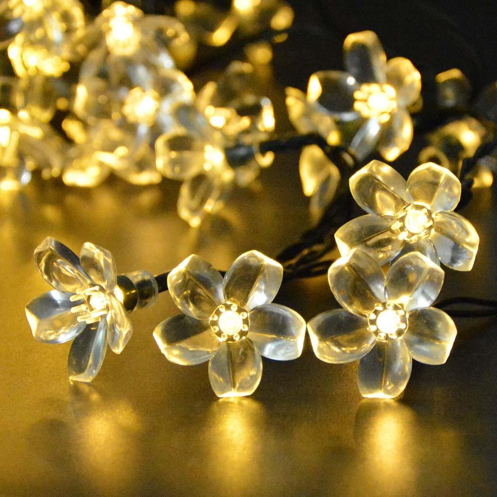 LED Solar String Lights For Wedding Christmas Party Patio Lawn Garden Decoration Lamp Waterproof Landscape Decoration Lighting