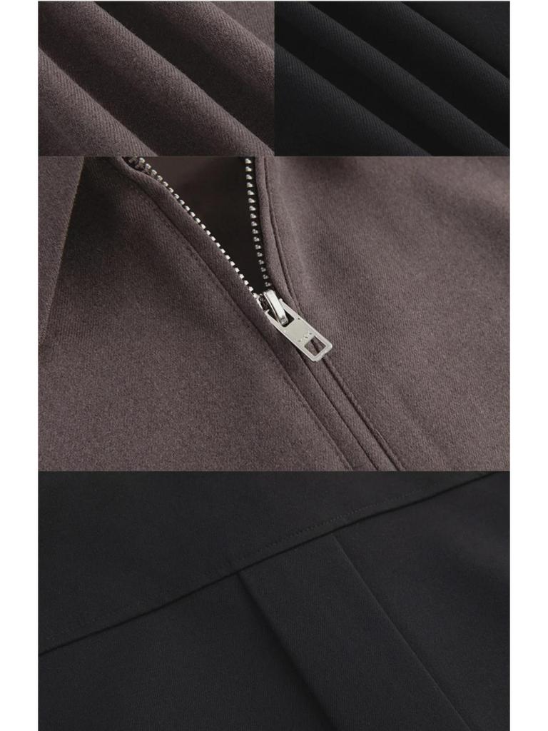 Мужское повседневное свободное короткое пальто в корейском стиле на осень/зиму с широкими лацканами