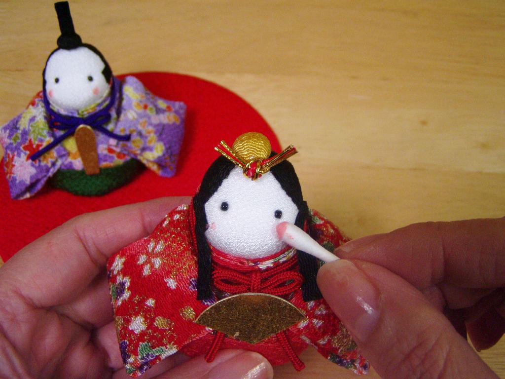 Takara Chirimen Ремесленное изделие «Мешочек-Хина кукла» Набор для ручной работы