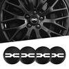 BGS1 4pcs Car Wheel Center Decorative Stickers Aluminum Alloy Badge Stickers For Dacia Bigster Spring Duster Sandero Jogger Dokker