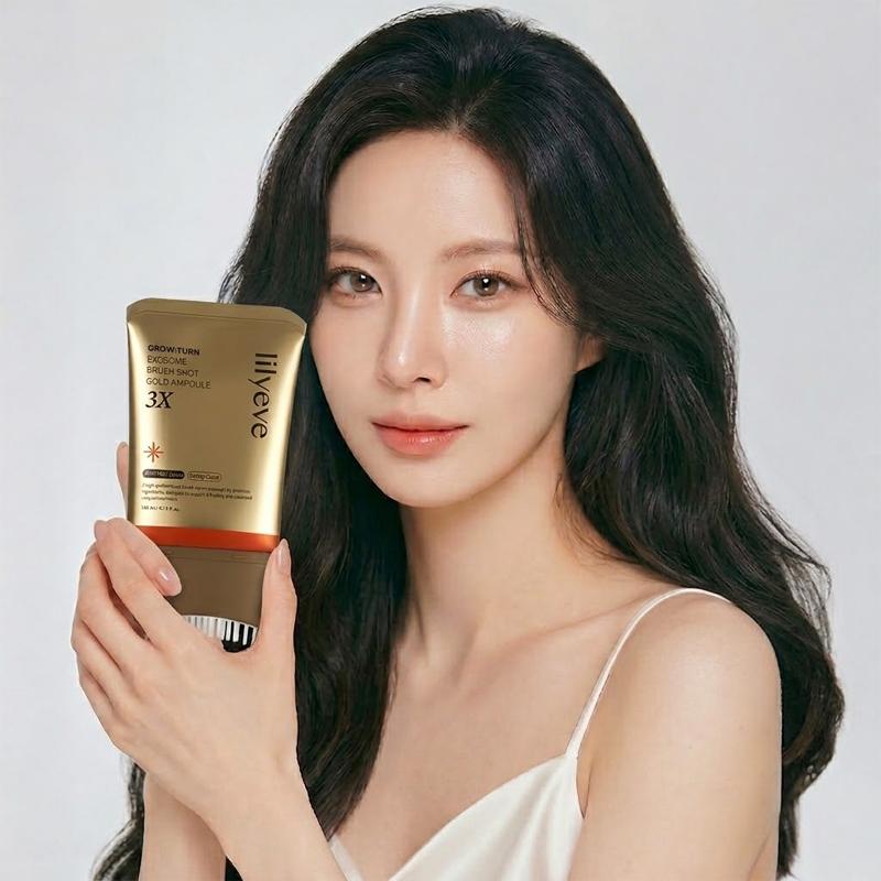 lilyeve Крем-сыворотка с экзосомами Grow Turn Brush Shot Gold 140 мл