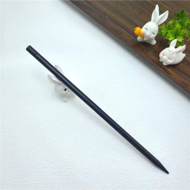 Элегантная шпилька из черного дерева: Современная простота в сочетании с древним китайским стилем