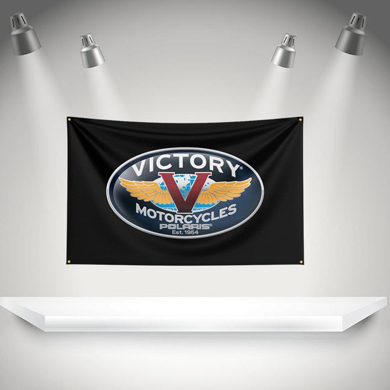 Тканевое панно V-Victorys 9 Моторное масло Фон с флагом HD Печать Выставка, Гонки, Автолюбители, Веранда, Декор гаража