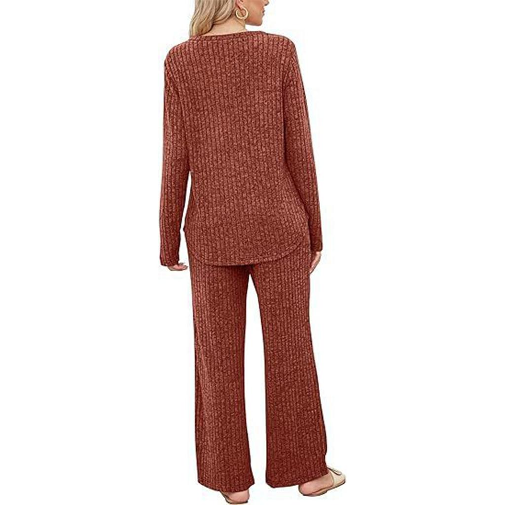 Женская одежда однотонный сексуальный повседневный тонкий новый модный женский темпераментный костюм из двух частей