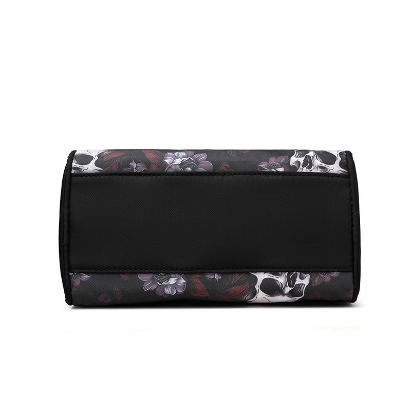 Женская сумка Boston, сумка Oxford, большая вместимость, сумка через плечо с принтом панк-черепов, женственная, брендовая, высокое качество, новая