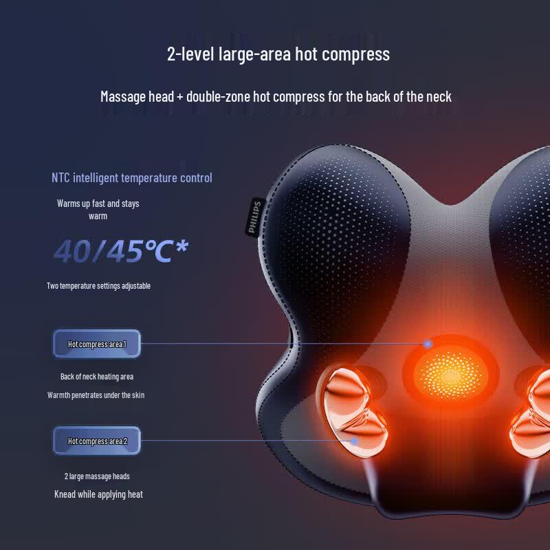 Philips PPM3503N Multifunction Neck Massage Pillow CN plug (adapter included)