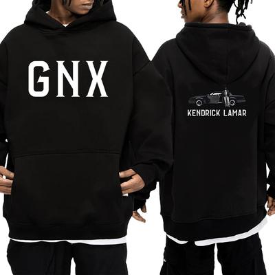 Модный худи Kendrick Lamar GNX Tour с двусторонним принтом для мужчин и женщин, с длинным рукавом, пуловер, флис, унисекс, осенне-зимние толстовки