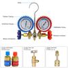 Набор инструментов для диагностики коллектора холодильного кондиционера кондиционера sn для всех автомобильных кондиционеров с комплектом шлангов и крюков R22 R12 R404 A/C