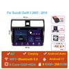 Автомагнитола Android 17 Для Suzuki Swift 2003-2010 Навигация Мультимедиа Видеоплеер Carplay Авто Головное устройство BT Стерео GPS 4G WIFI