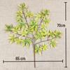 Artificial Canadian Maple Leaf Branch - Green & Autumn Decor for Garden Landscaping