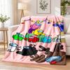 Among Us Flannel Throw Blanket Soft Warm Cozy For Sofa Bed Indoor Home Bedroom Use