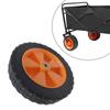 Folding Collapsible Wagon Wheel Utility Outdoor Camping Beach Cart Tire, Rubber, Solid, 7 Inch