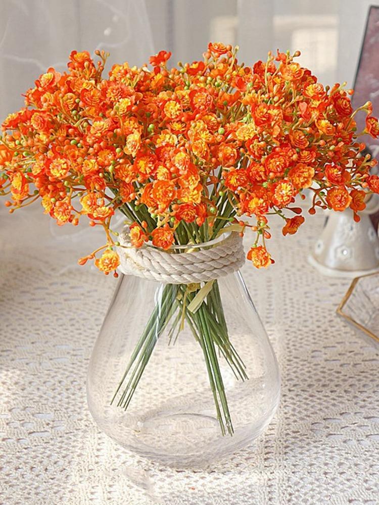 2 комплекта искусственных цветов «Дыхание ребенка», маленькие гипсофила, искусственные цветы, сделай сам, цветочные букеты, композиция, свадебный домашний декор