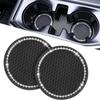 Car Drink Holder Coaster, 2 Pack Universal Car Drink Holder Insert, Non-Slip Car Coaster for Coffee Bakers Car Accessories