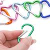 1 шт. Альпинистская пряжка Пряжка 'Любовь и Звезда' D-образная пряжка Цветная пряжка для рюкзака Алюминиевый брелок Аксессуары для DIY