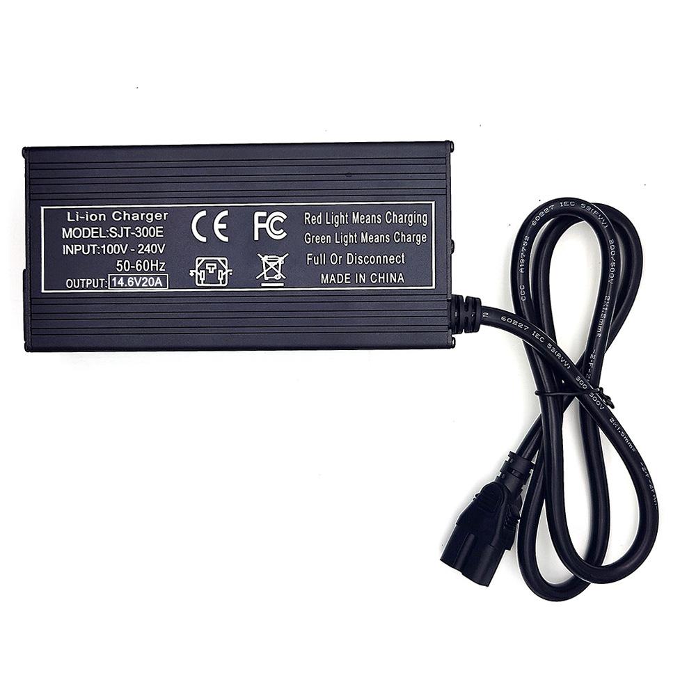 14.6V 20A Smart Lifepo4 зарядное устройство 110-220V 4S 12V высокомощное зарядное устройство для литий-железо-фосфатного аккумулятора с вентилятором