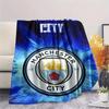 Bold MCFC Decals Blanket, High quality Comfortable for All Seasons, Home Decor, Warmth and Comfort