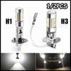 1/2Pcs H1 H3 LED Bulbs 6000K White Super Bright High Power 10-SMD 5630 Car Fog Light Driving DRL Auto Lamp