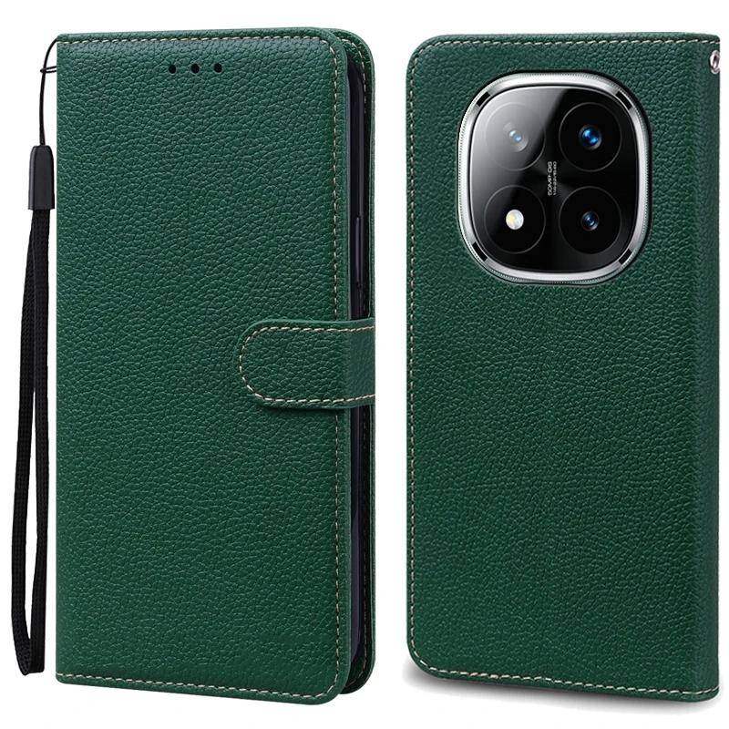 Для Redmi Note 14 Pro Чехол Xiaomi Redmi Note 14 4G 5G Note 14 Pro 5G 4G 14C Pro+ Plus 5G Чехол кожаный флип-кошелек Чехол Xiaomi 14 14T Pro POCO X7