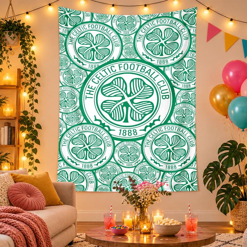 Polyester Wall Tapestry with Celtic Design, Decorative Hanging for Bedroom Living Room Dorm
