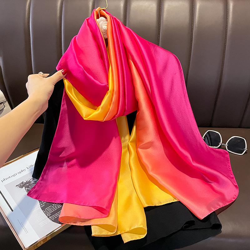 Women'S Elegant And Versatile Spring And Summer Sunscreen Autumn And Winter Warm Scarf Fashion Shawl Dual-Purpose