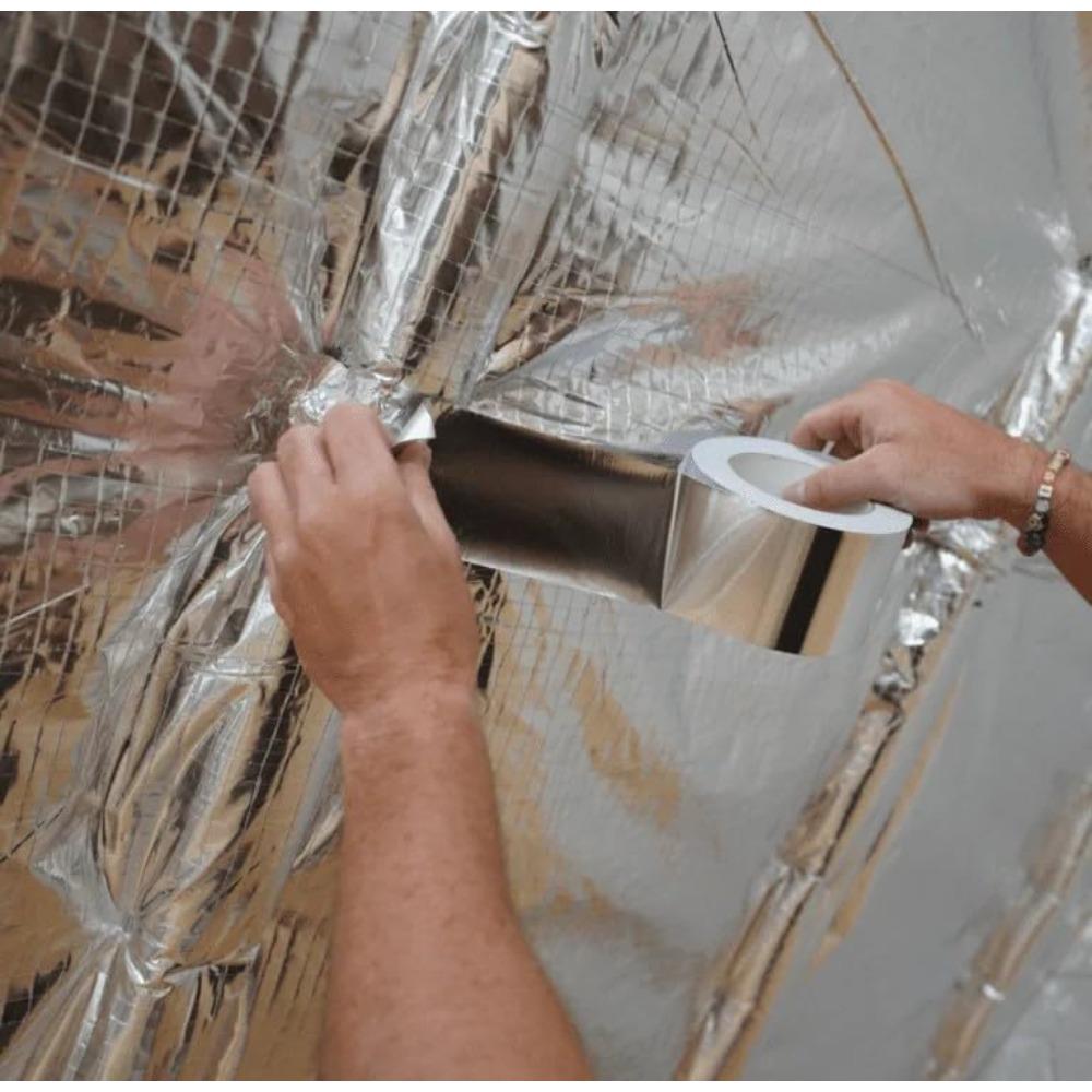 Самоклеящаяся алюминиевая фольгированная лента, водонепроницаемая, маслостойкая и устойчивая к плесени, для герметизации кухонных столешниц, ванных комнат и труб