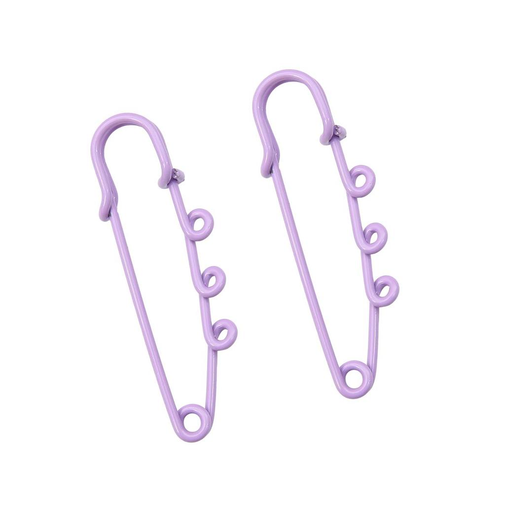 2/5Pcs Colorful 3 Holes Pins Brooch for DIY Making Decorations Clothing Fixator Supplies Accessories
