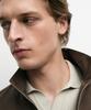 Massimo Dutti Cotton Blend High-Neck Jacket