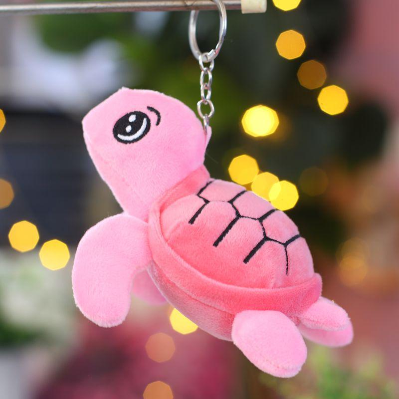 Креативная плюшевая кукла-черепаха с медом, подвесное украшение, брелок, плюшевый кулон-черепаха, кукла для игрового автомата, подарок, плюш
