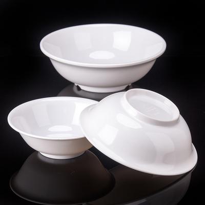 4 размера, круглые меламиновые миски для риса, ресторанные яркие суповые салатницы, подносы для тарелок на завтрак, контейнеры для каши и лапши оптом