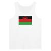 Débardeur - Drapeau du Malawi - Blanc - 100% хлопок - Coupe ajustée - Mixte