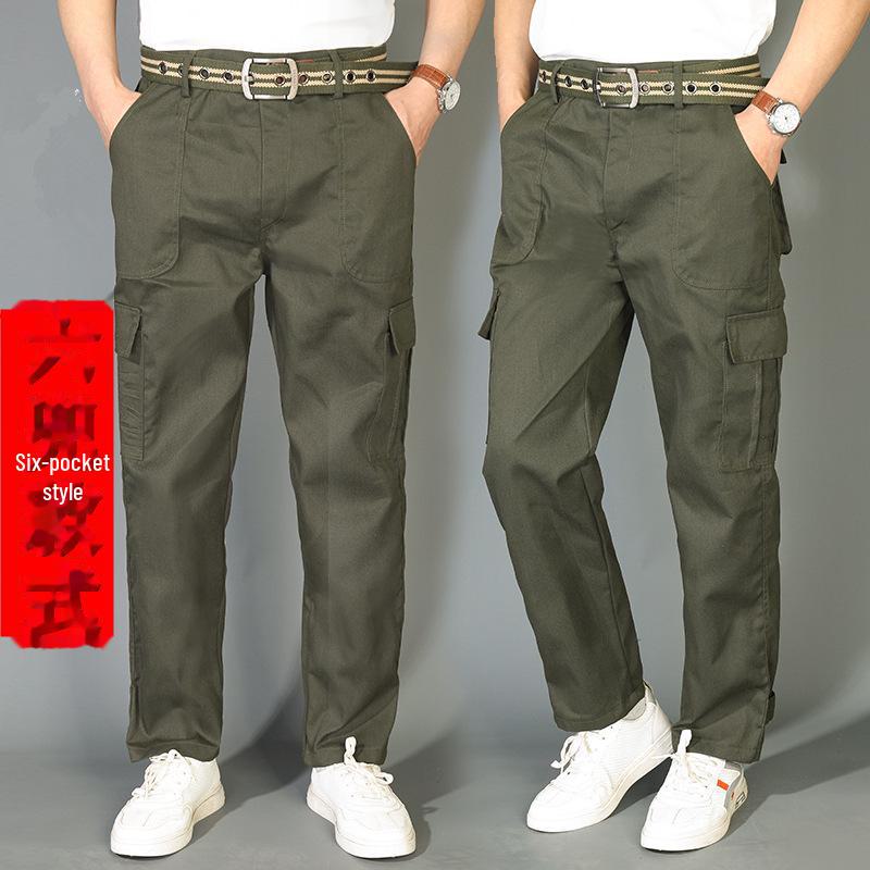 Мужские камуфляжные рабочие брюки — прочные, устойчивые к грязи, свободного кроя для использования на открытом воздухе и в строительстве