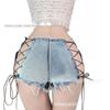 Low Waist Ripped Denim Shorts for Women - Sexy Nightclub Performance Hot Pants