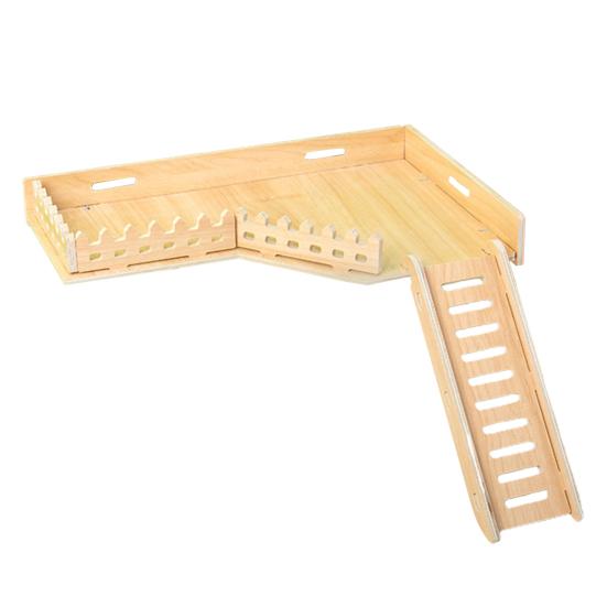 Врезная шипованная конструкция с защитой от укусов, простая установка, утолщенная игрушка для лазания крыс, двухслойная игрушка для хомяка