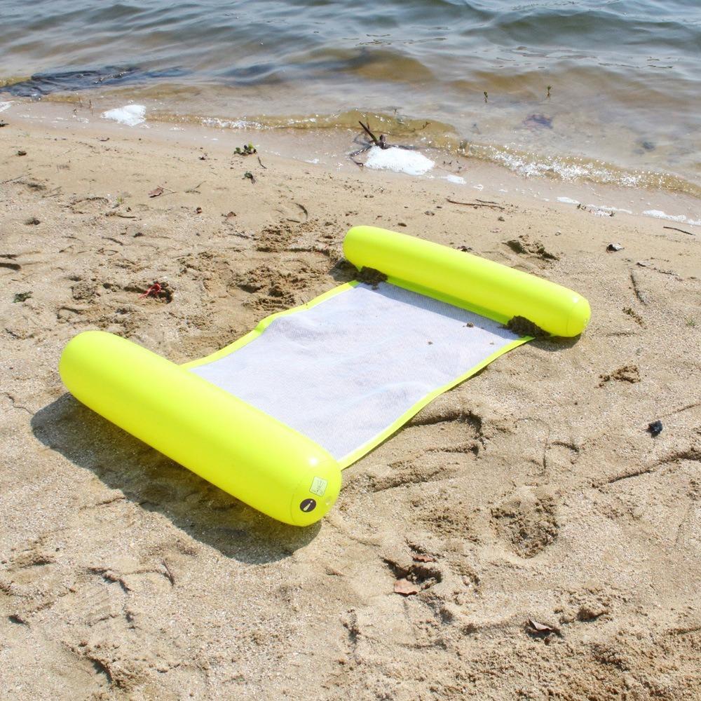 ПВХ летние надувные складные плавающие ряды бассейн водный гамак надувные матрасы кровать пляж водные виды спорта шезлонг