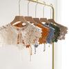 Four Seasons Lace Knitted Crochet Hollow Fake Collar Women Small Shawl Decorative Women Clothes Accessories Detachable Collar