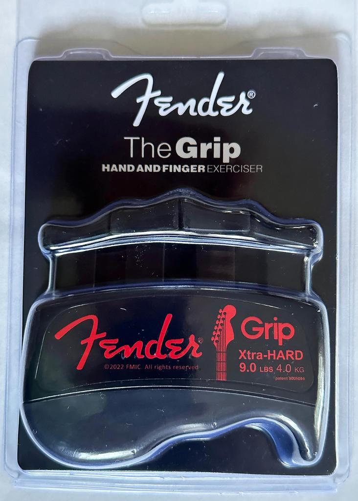 Fender Тренажер для рук и пальцев GRIP Hard 9 Лучший эргономичный тренажер для укрепления пальцев для улучшения игры на всех струнных инструментах (Дополнительный -