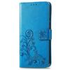 Leather Wallet Flip Case for Huawei Nova 15 14 13 12 12S 11 9 Ultra Pro SE Y72 Y63 Y73 9 Embossed Clover Floral Design