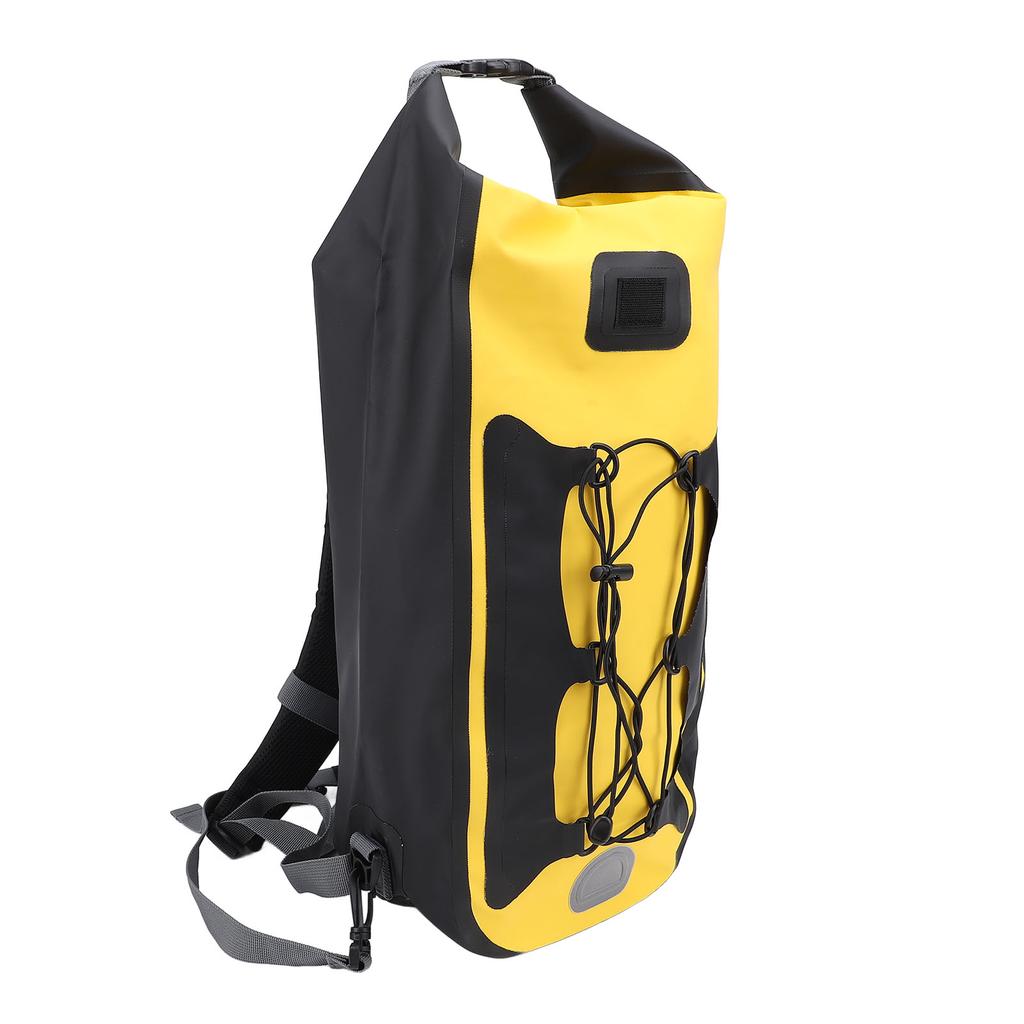 Water Proof Backpack Multifunctional 20L Large Capacity PVC Outdoor Sport Daypack for Travel Yellow