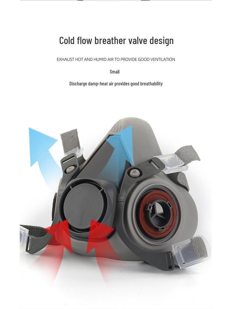 Многоцелевая маска 6200 для покраски, работы с пестицидами, декоративных работ, шлифовки, работы с химикатами, пожаротушения и защиты от пыли в горнодобывающей промышленности.