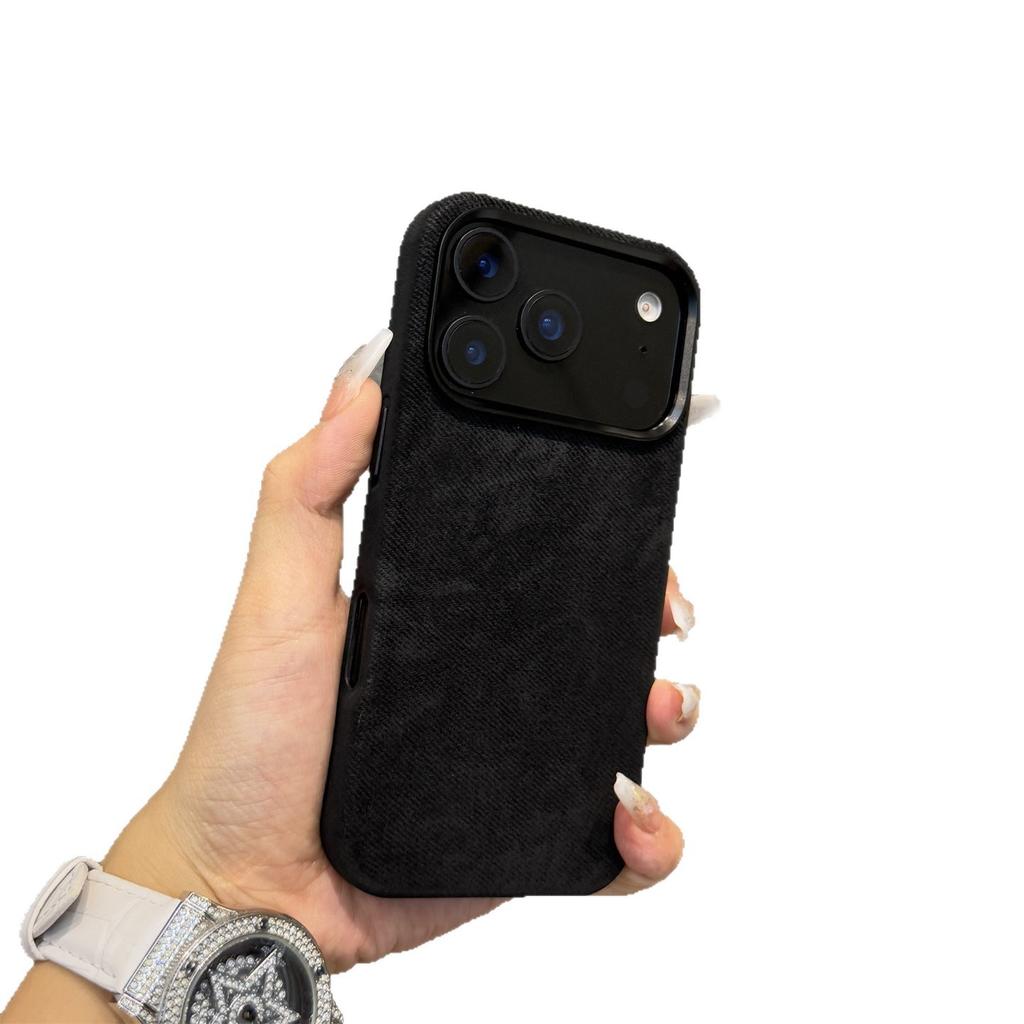 Фланелевый магнитный чехол для мобильного телефона iPhone17PROMAX подходит для Apple 16, премиальное ощущение, всесторонний 15, защитный чехол 14.